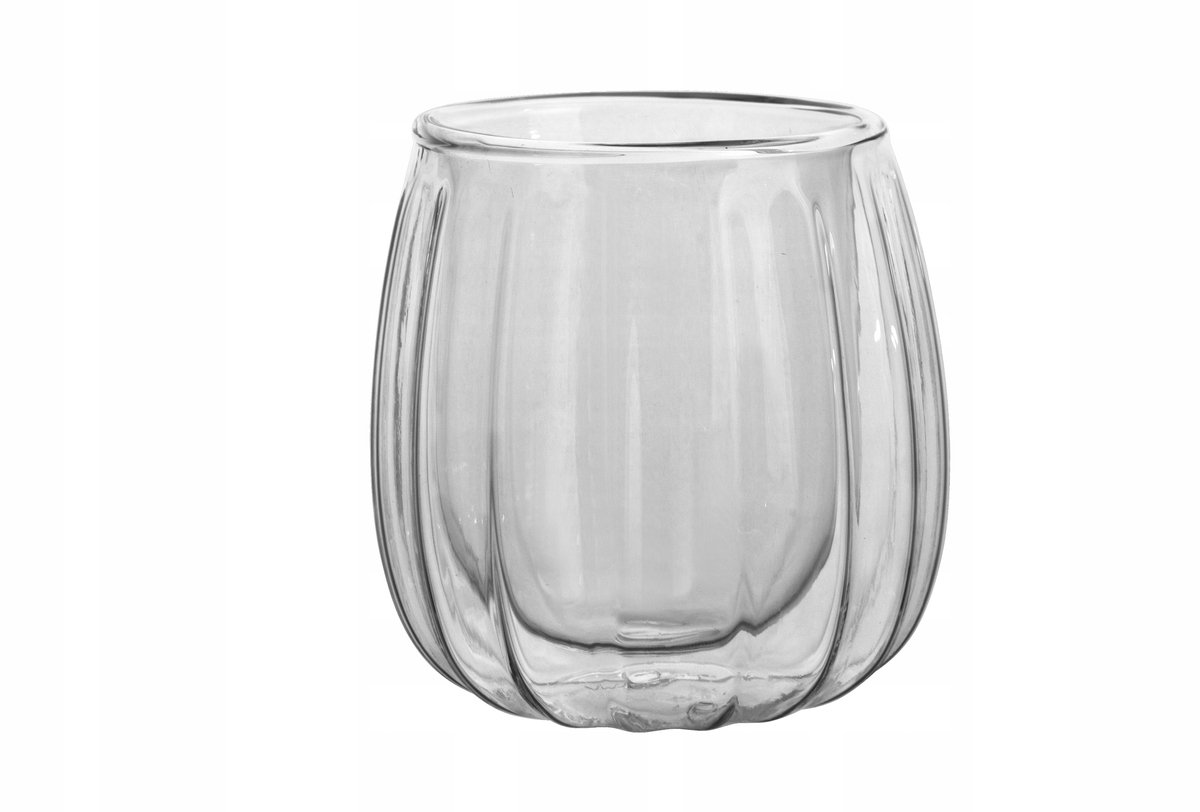 2x Dubbelwandige Glazen Tulip 250 ml - Stijlvol en Praktisch