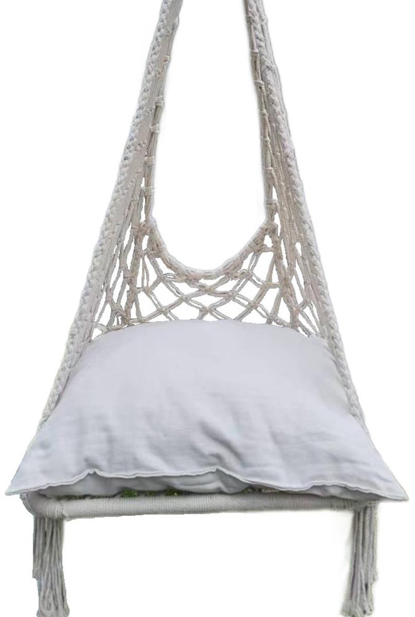 Hangstoel Ecru 60x60x120cm met Kussen