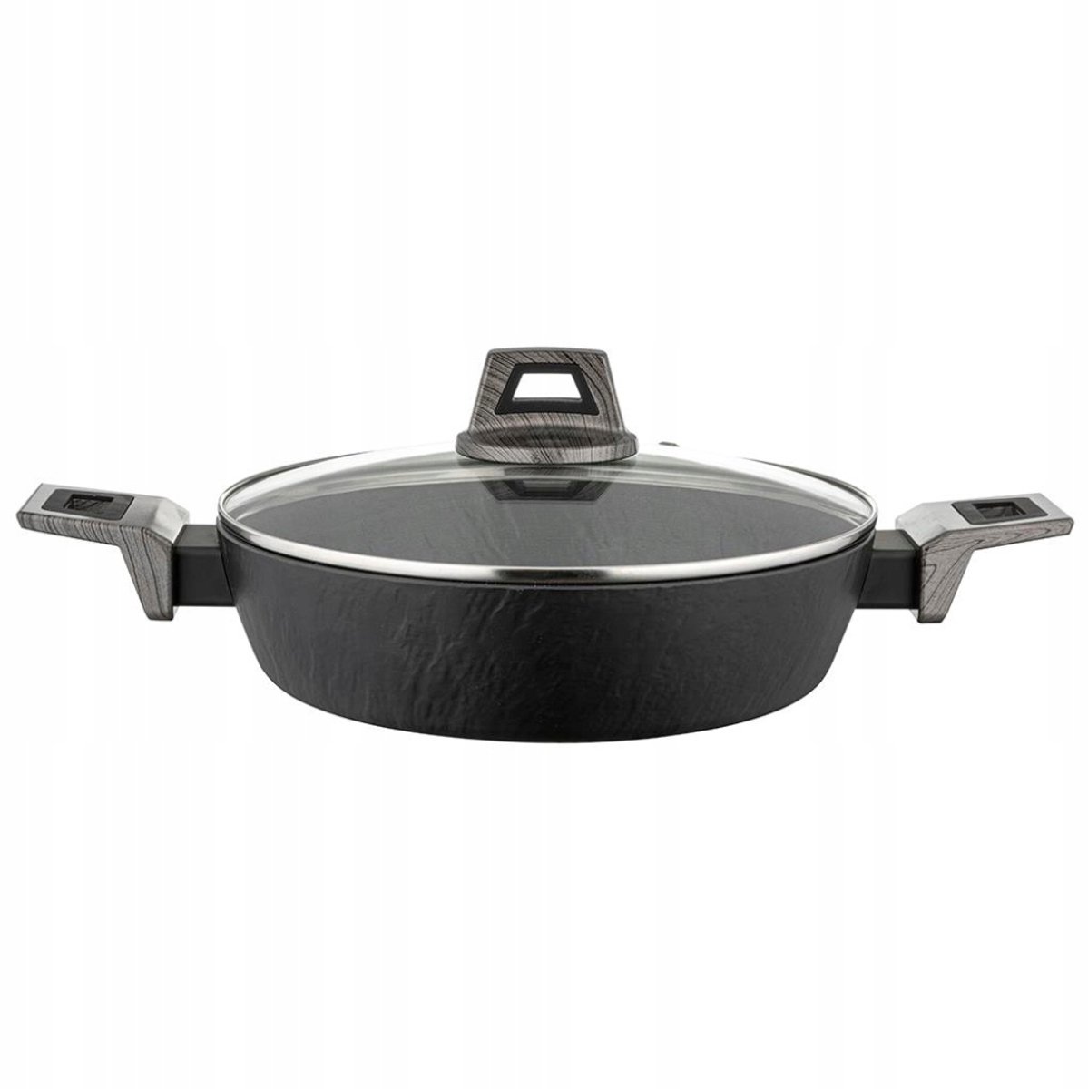 Florina Japandi Aluminium Pan met Anti-aanbaklaag - 2.2L - Zwart