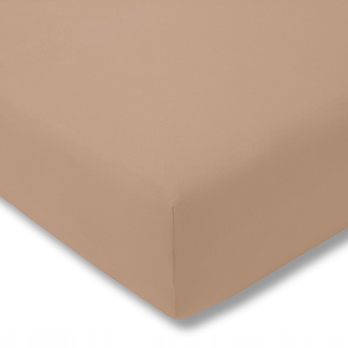Estella Jersey Hoeslake 150x200 cm - 320 Karmel