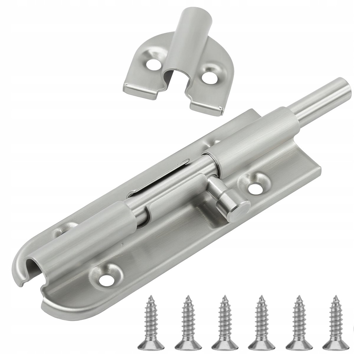 RVS Deurschuif 100mm - Robuuste Vergrendeling voor Deuren en Poorten