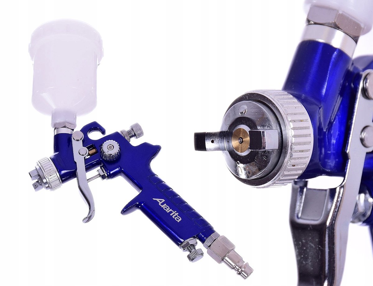 Auarita Mini Spuitpistool HVLP 0,5 mm voor Spot Repair en Kleine Oppervlakken