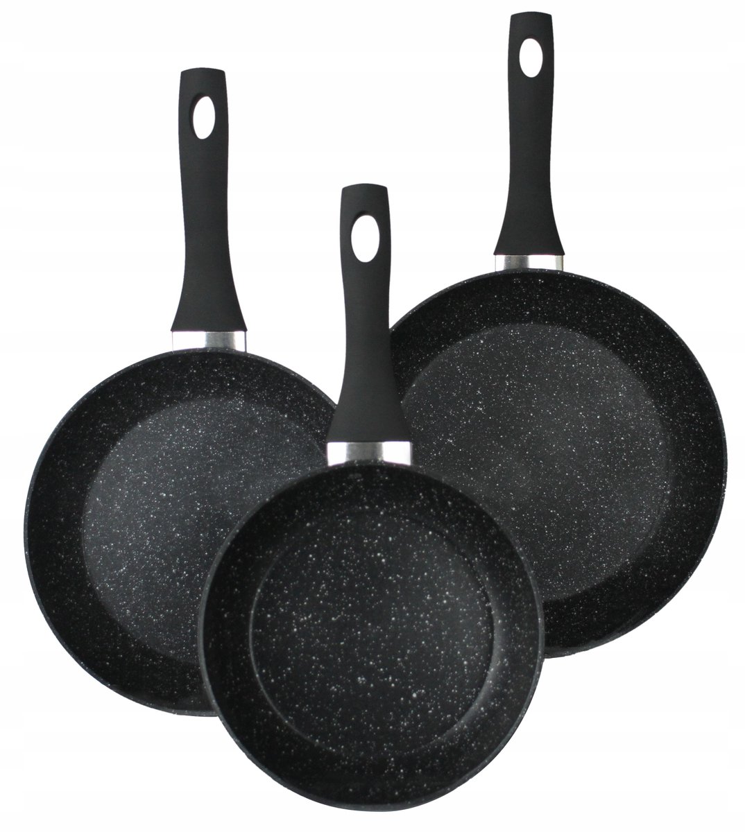 MG HOME MARBLE Aluminium Pannenset 3-delig (20/24/28cm) Inductie