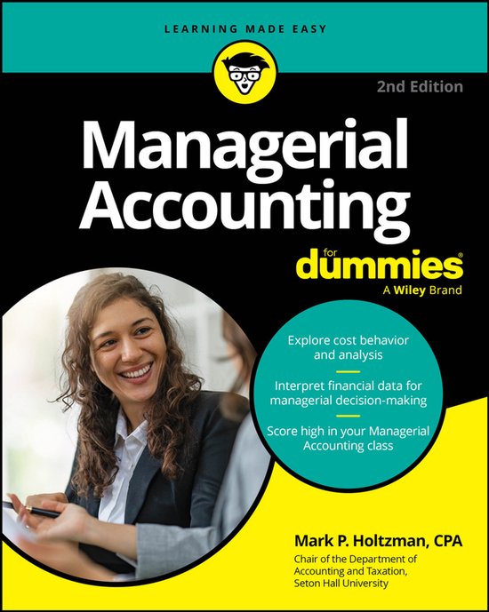 Managerial Accounting For Dummies - cover