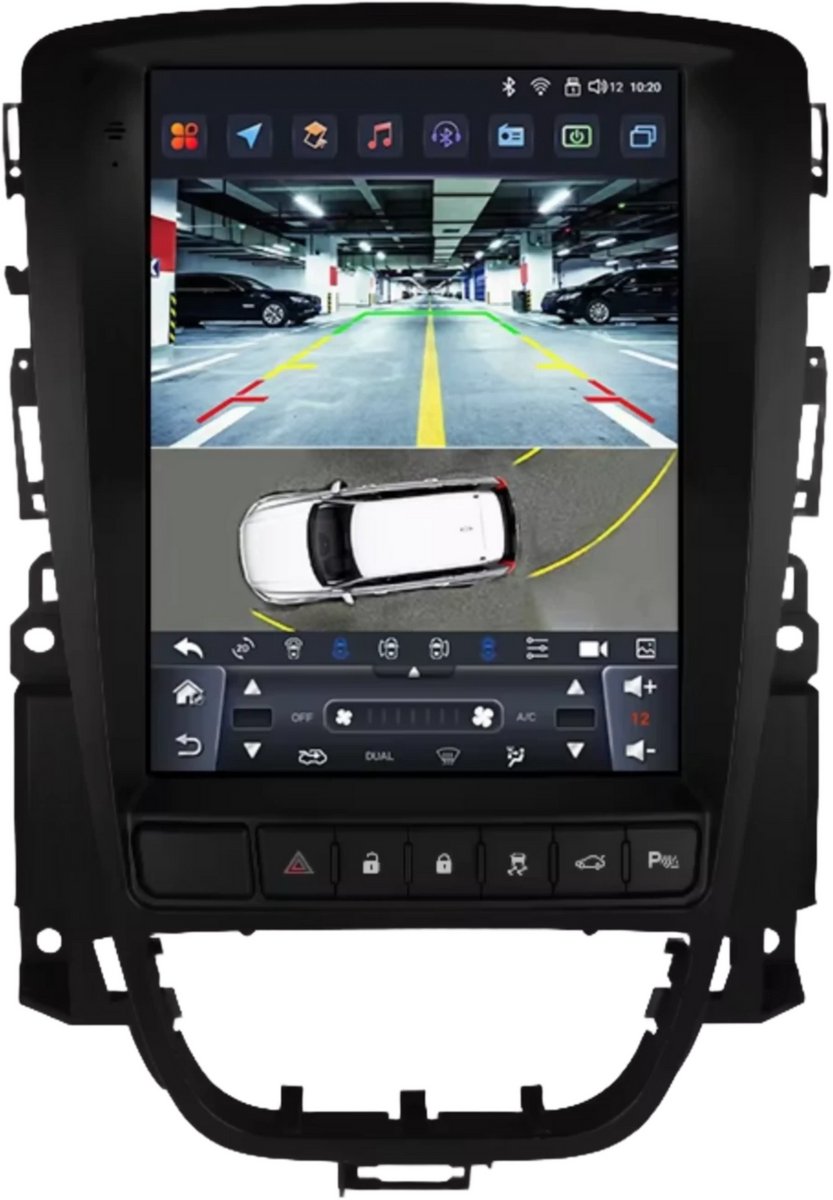 Autoradio met bluetooth - Carplay - Voor Opel Astra J/ Vauxhall & Buick Verano (2009-2015) - Geschikt voor Apple en Android - Stereo - Navigatie - Navigatiesysteem auto