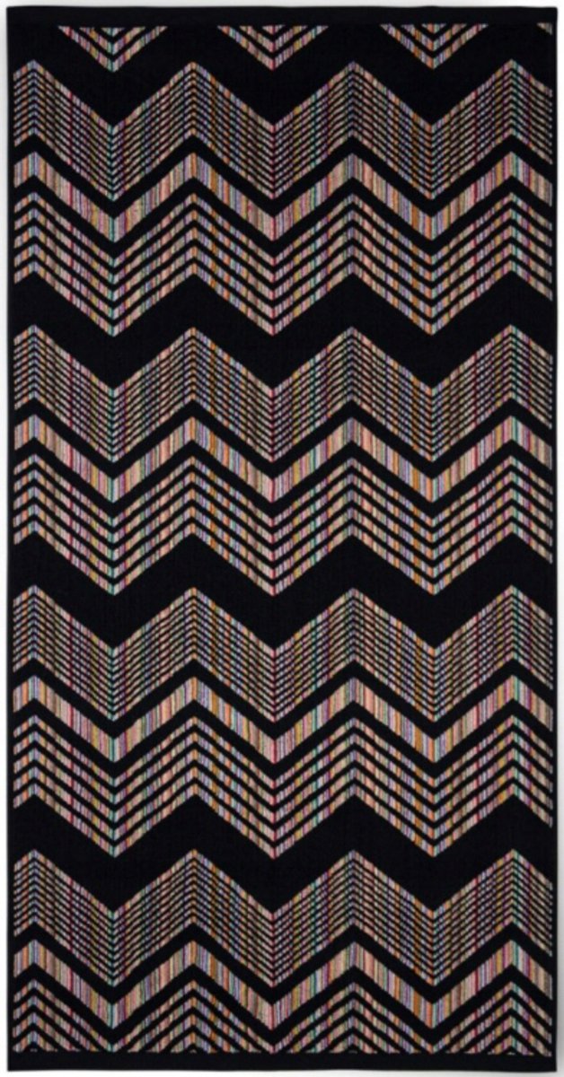 LIMA Badhanddoek 70x140cm - Egyptisch Katoen, Zwart