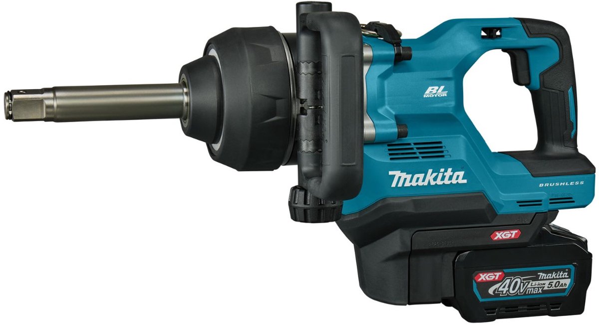 Makita TW010GT201 D-greep accu slagmoersleutel lange as 3150Nm XGT 40V Max 5.0Ah in koffer