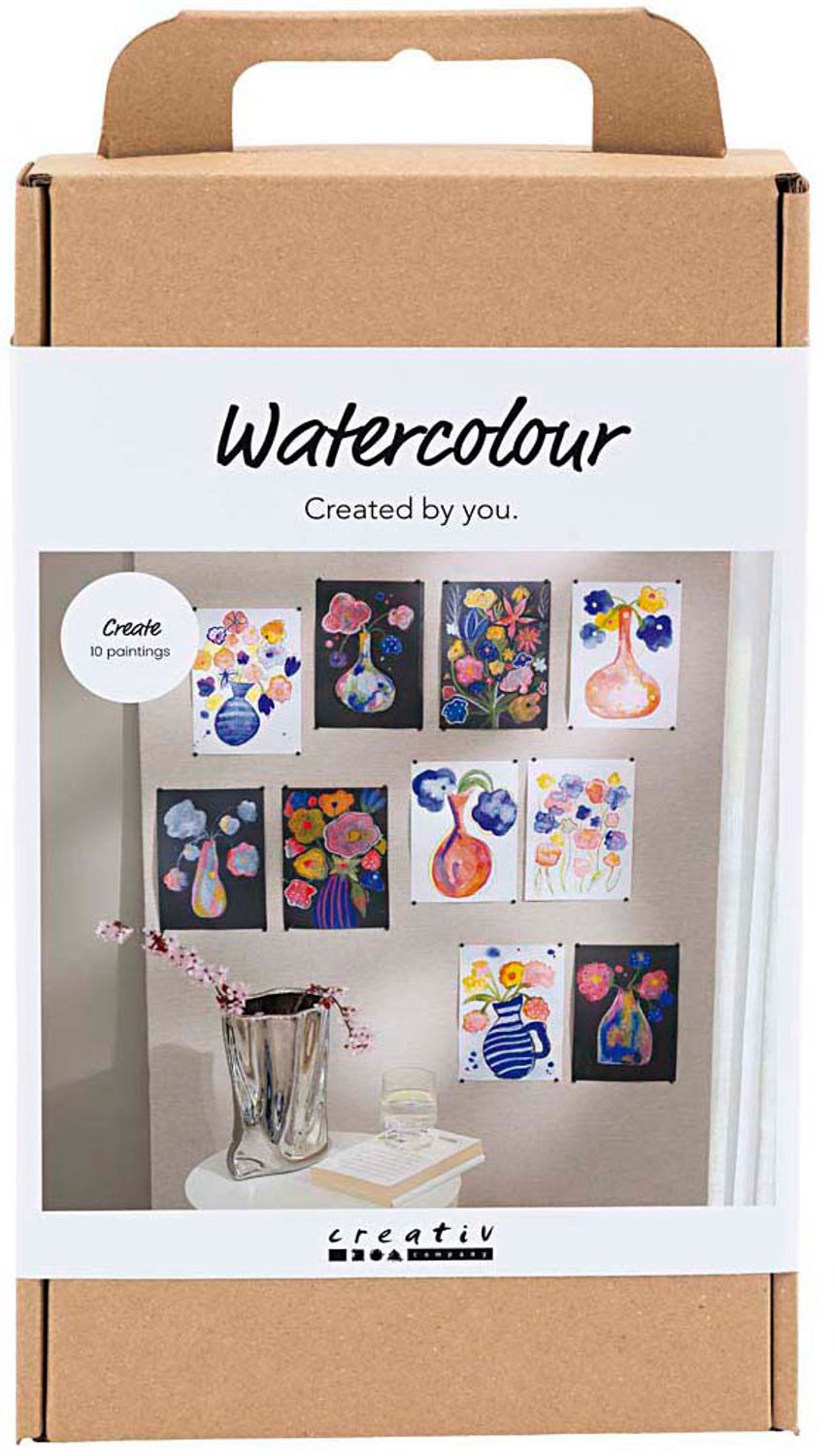 Creativ Company aquarel schilderbox creatieve set voor kinderen en volwassenen.
