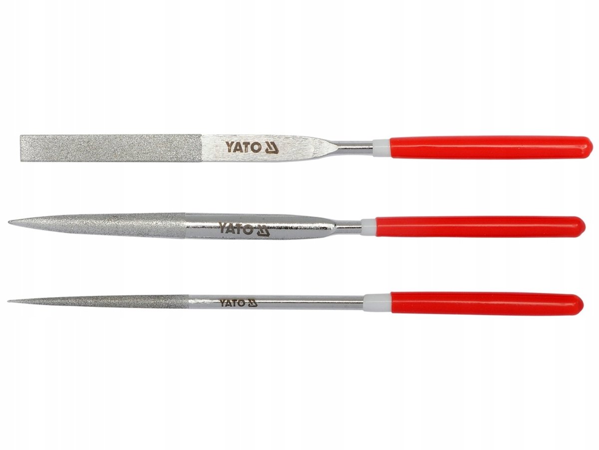 Yato Diamantvijlen Set 3 Stuks 4x160x50mm - Kwaliteit voor Metaal