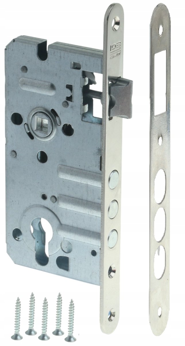 LOB ZT75 Nikkel Inbouwslot 72/50 Universeel (Links/Rechts)