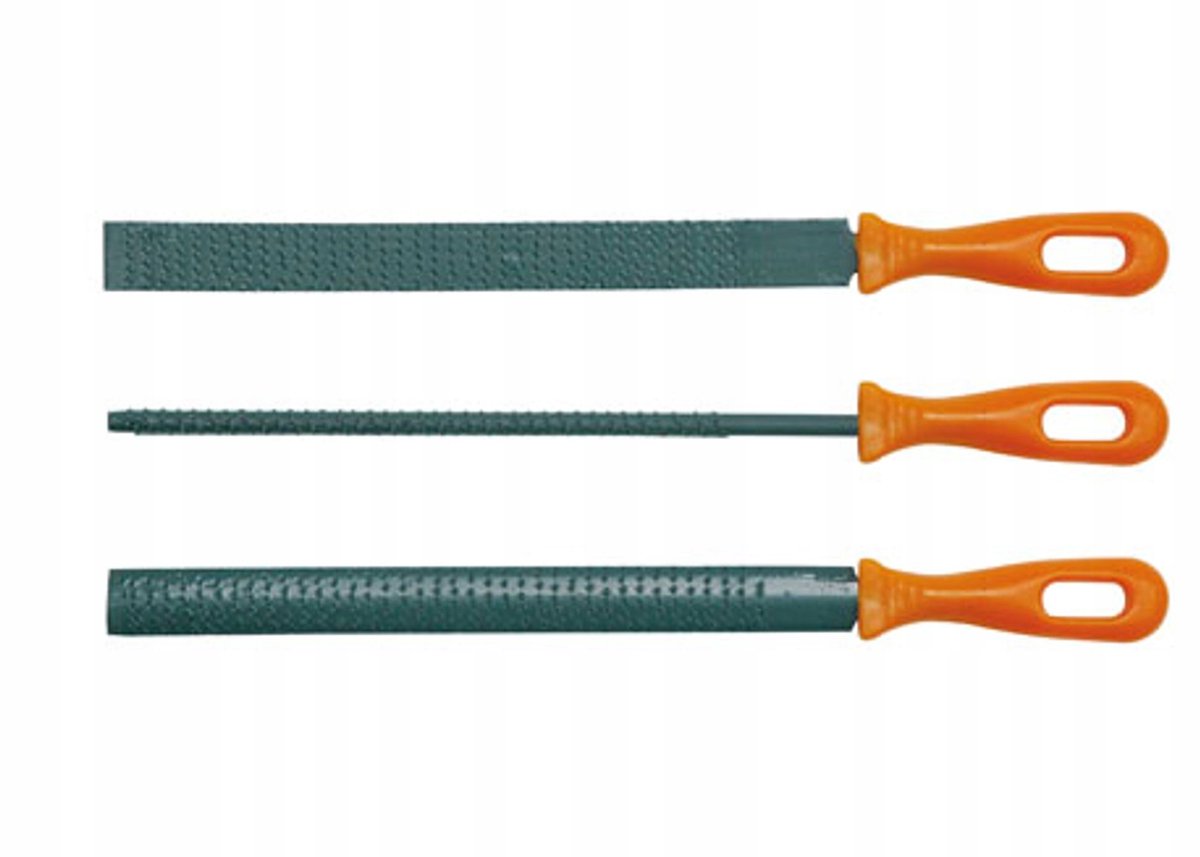 Vorel Houtvijlen Set 200mm - 3 Stuks