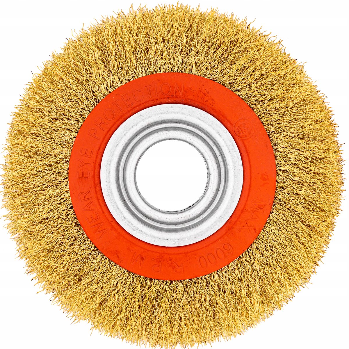 Metaalborstel Schijf 150mm voor Slijpmachine - Messing Gecoat