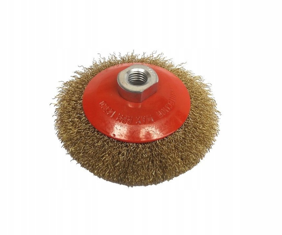 Messing Draad Borstel 115mm M14 - Voor Verf & Roest Verwijderen