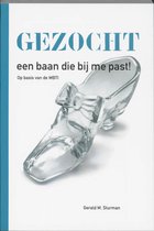 Boekcover met glazen muiltje en de tekst GEZOCHT: een baan die bij me past! Op basis van de MBTI.