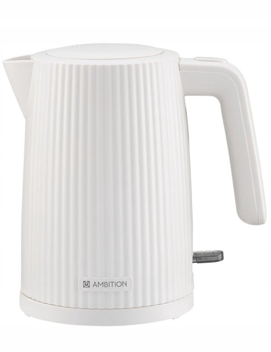 Ambition Curly - Elektrische Waterkoker 1,7L -2200W - Wit