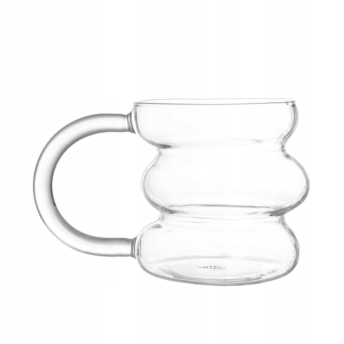 HOMLA BUBBLY Glas met oor, 0,4L - Stijlvol en Praktisch