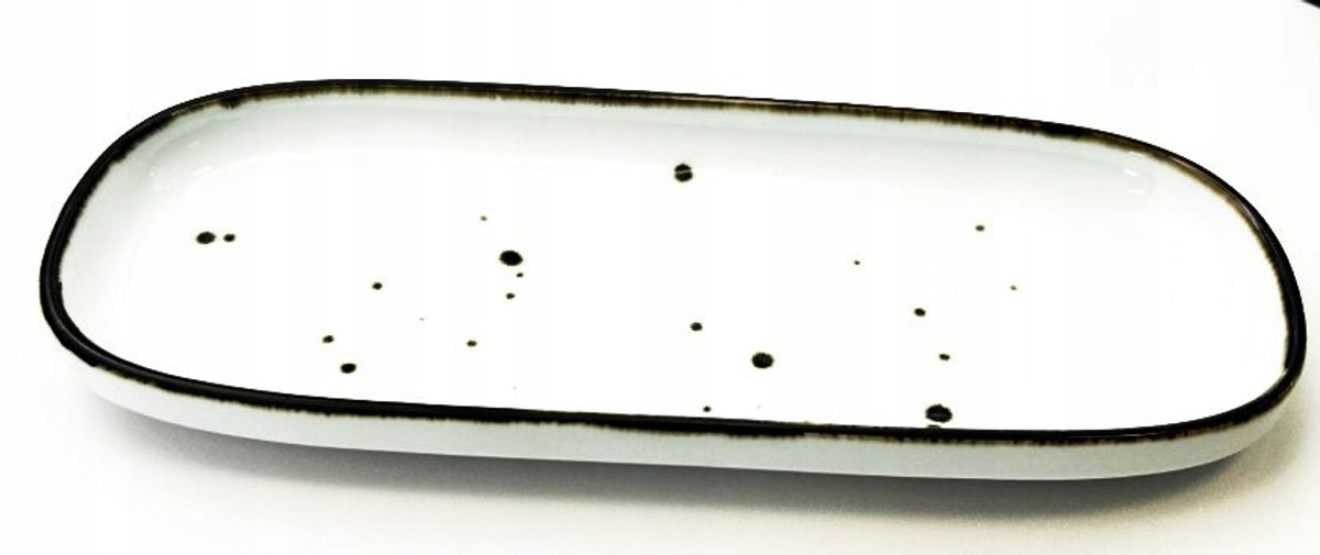 Bogucice Cottage Witte porseleinen sjaal 22x9 cm