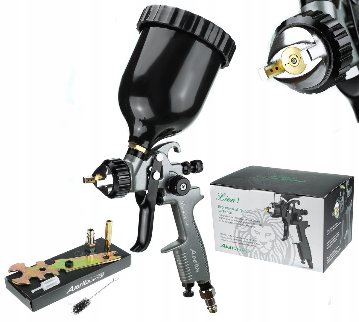 Auarita Lion 1 LVMP Spuitpistool 1.4mm - Professioneel Lakspuitpistool