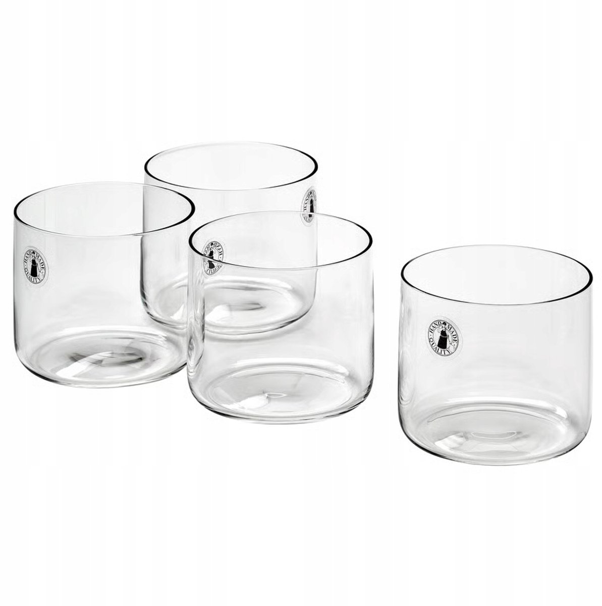 STOCKHOLM Glazen 27 cl - Handgeblazen, Set van 4