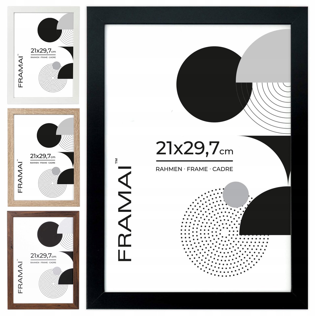Zwarte Fotolijst A4 21x29,7 cm - Diploma, Foto, Poster