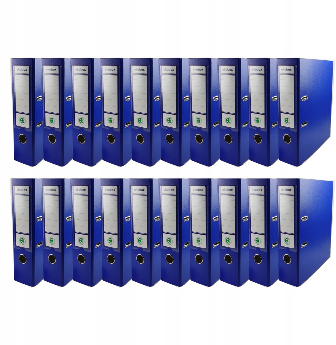 A4 Ringbandmap PP EKOBOX 80mm Blauw - 20 stuks