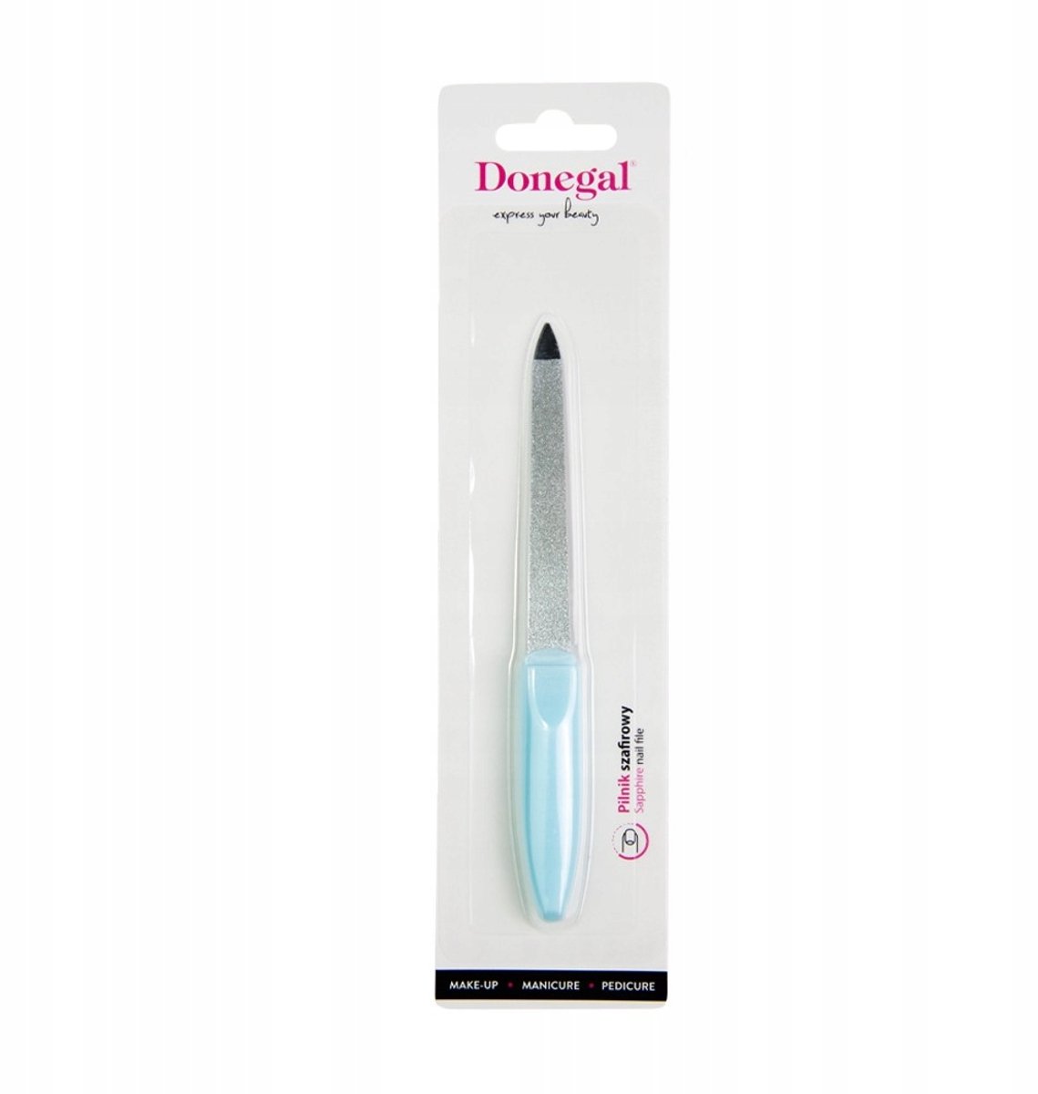 Donegal Saffier Nagelvijl 15,5 cm - Metaal voor Manicure & Pedicure