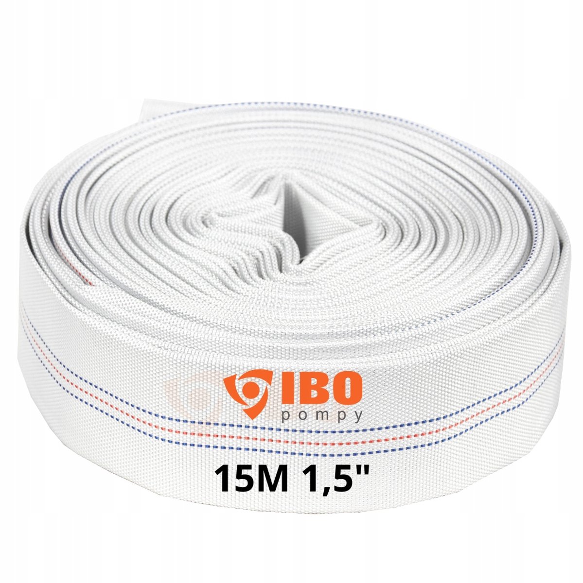 IBO Brandslang 15m 1,5 Inch - Sterk en Duurzaam