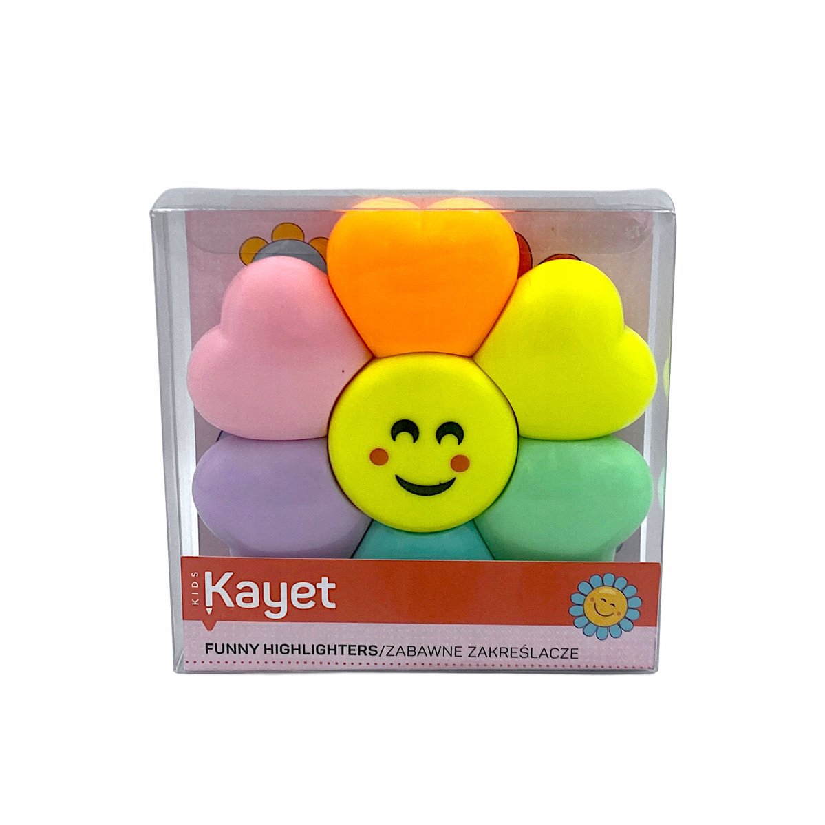 Kayet Mini Bloem Markeerstiften Neon & Pastel 3mm - 6 st