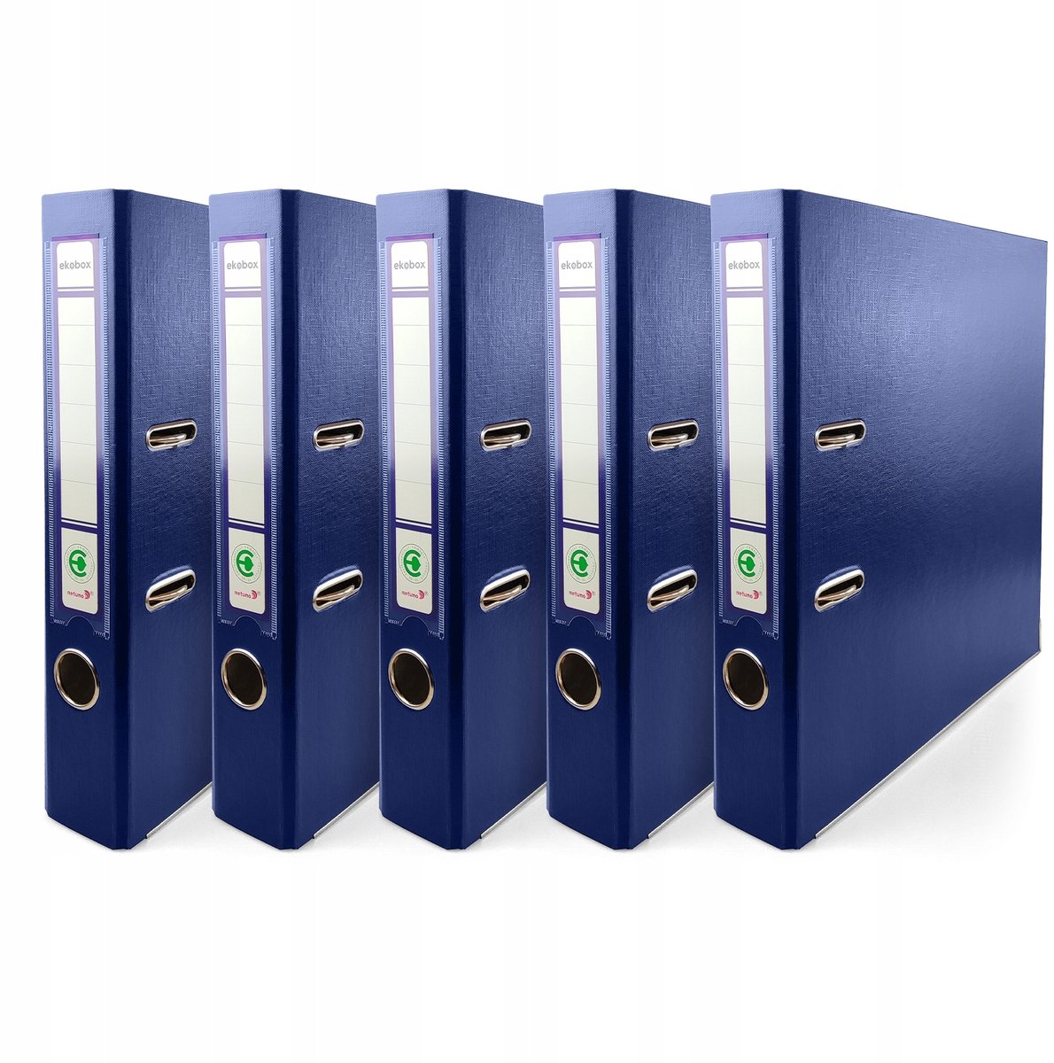 Ekobox Ringband A4 50mm Donkerblauw - 5 Stuks