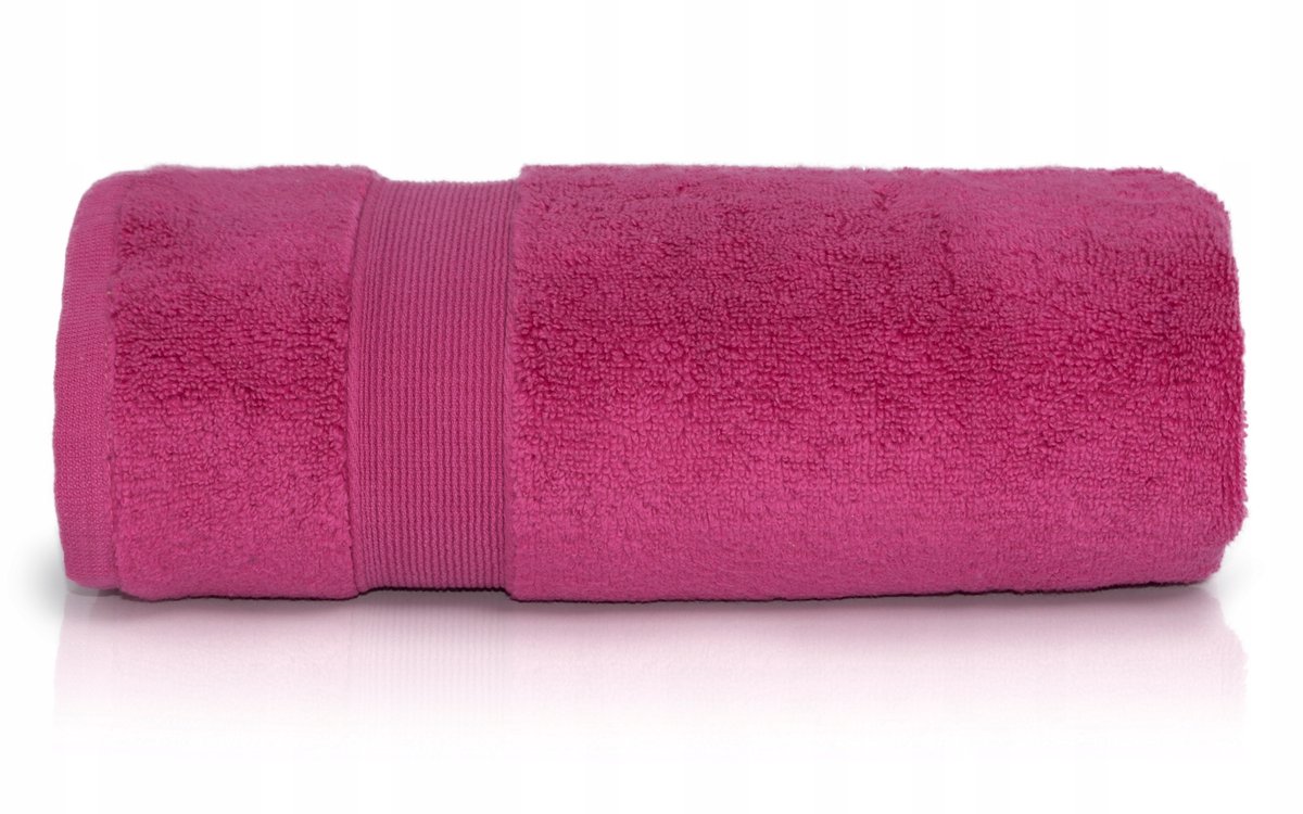 Luxe Katoenen Douchehanddoek Rocco Fuksja 50x90cm 600g/m²