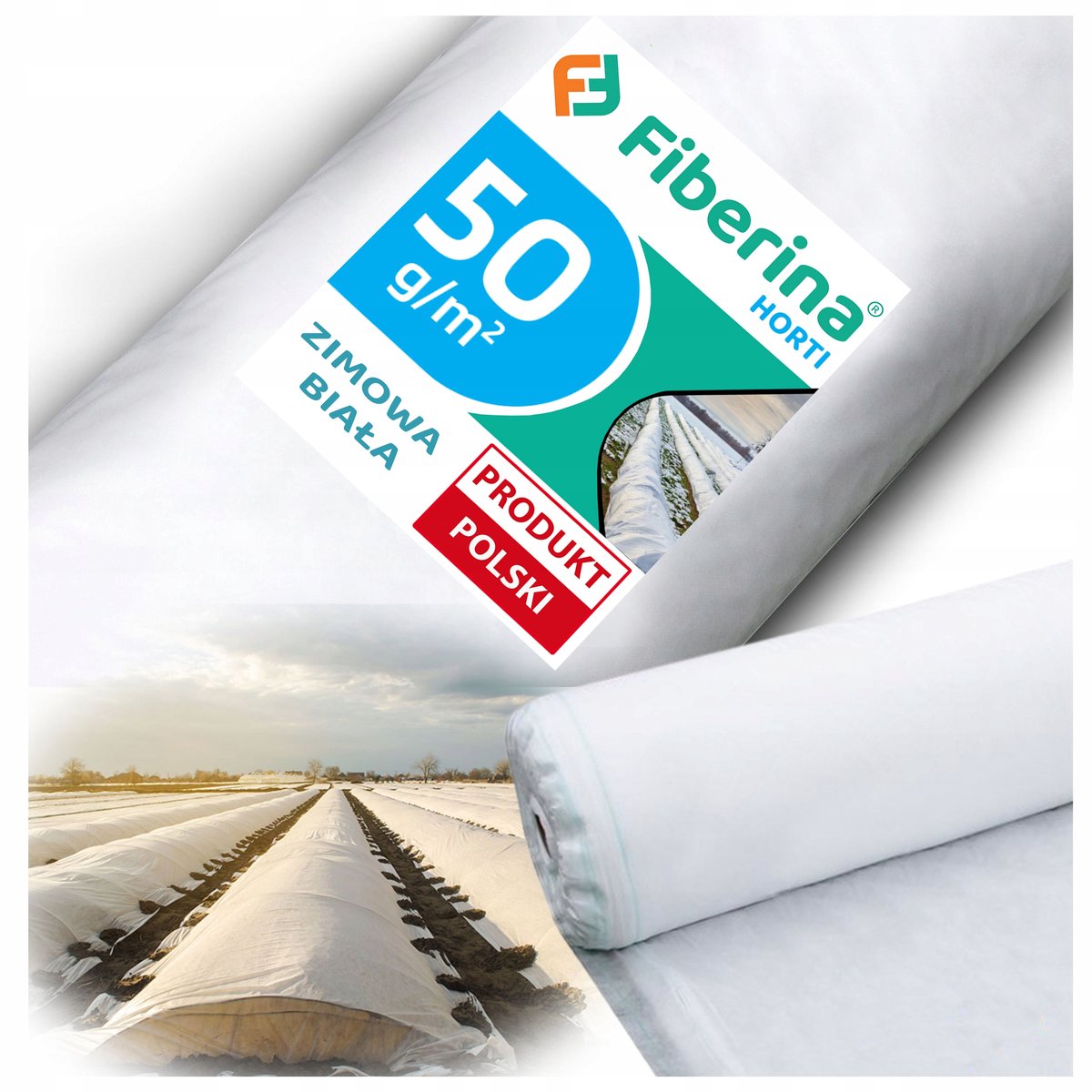 Agrotextiel Wit 160cm x 50m - Winterharde Bescherming 50g UV