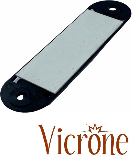 Vicrone® - Plissehordeur - Bevestigingsset - 1 stuk - zwart — afbeelding 2