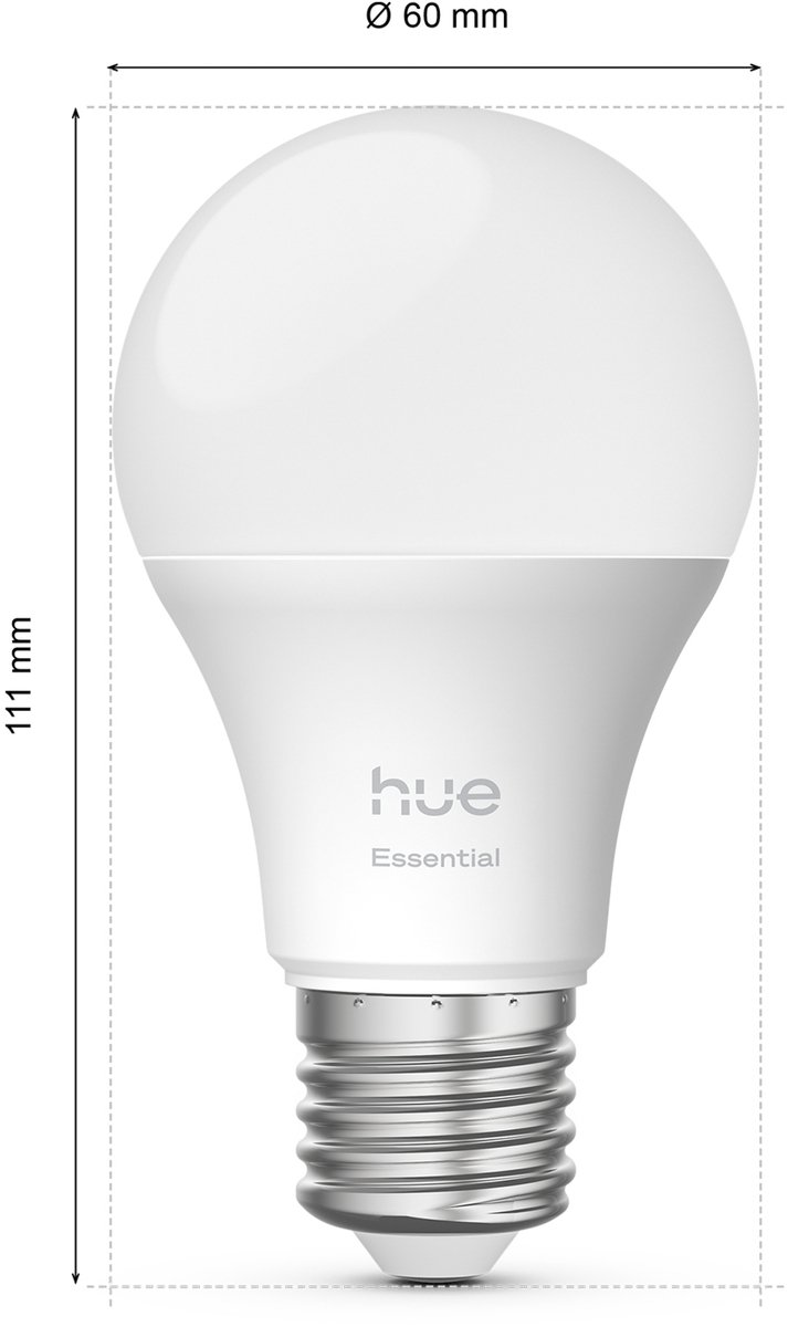 Philips Hue Essential Slimme A60 lamp - Wit en gekleurd licht — afbeelding 3