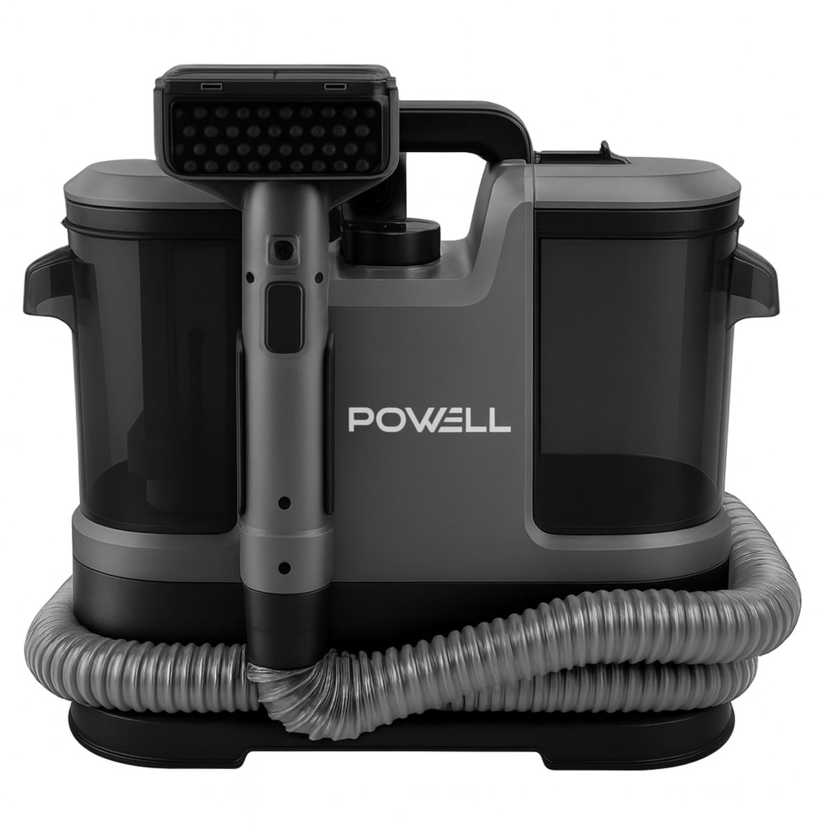 Powell Tapijtreiniger - Vlekkenreiniger - Bank Reiniger - Meubelreiniger - Tapijtreiniger Stofzuiger - Reinigingsmachine - Tapijt Reiniger - 600 Watt - Grijs