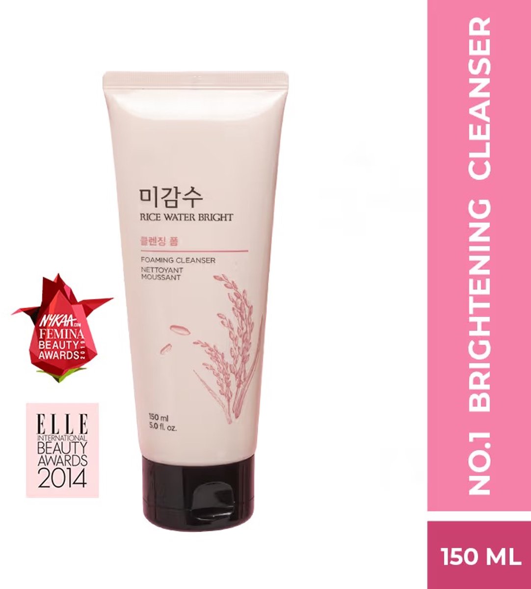 The Face Shop - Rice Water Bright - Foaming Cleanser - 150ml - Korean Skincare