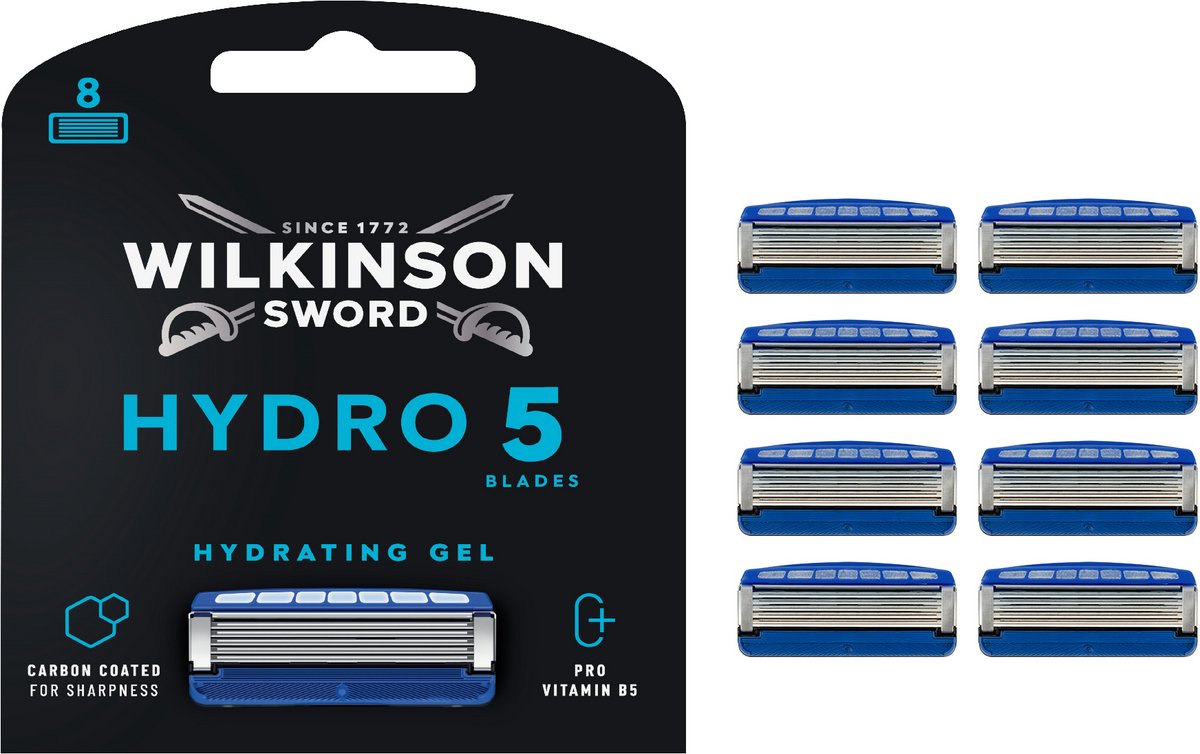 Wilkinson Men Scheermesjes Hydro 5 Skin Protection 8 stuks