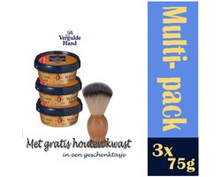 3 Stuks Vergulde Hand Scheerzeep
