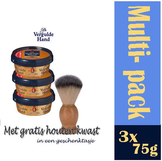 Vergulde Hand Scheerzeep – 3 stuks