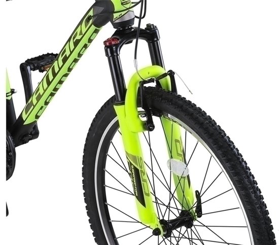 Altec Hardtail Mountainbike Camaro MTB 27.5 Inch 45 cm Unisex 21V V-Brakes Zwart/Lime — afbeelding 2