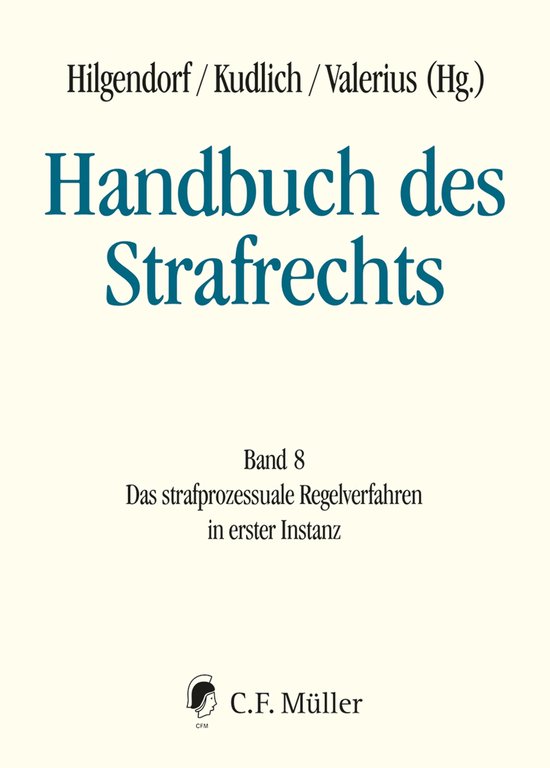 Handbuch des Strafrechts - cover