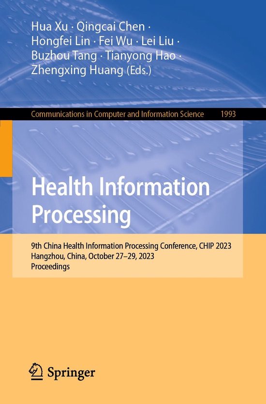 Springer Nature Proceedings Computer Science - Health Inform ... - cover