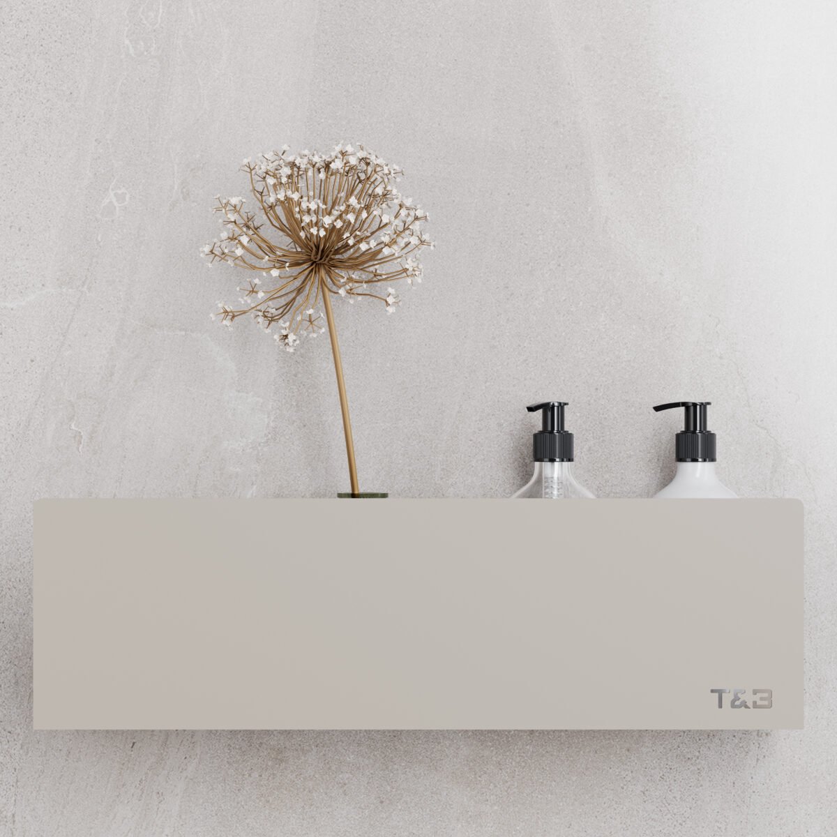 Nortiq T&B badkamerwandplank - T2 groot - Mat Beige