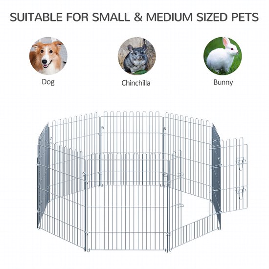 Pawhut - Hondenrennen / Hondenhokken, -kennels & -rennen