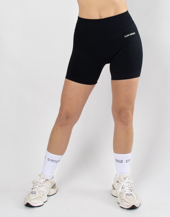 Divinity Seamless Short - CAPO FINALE - Shorts - XS - Kleur Rood - Sportkleding - Activewear - Gymkleding - Fitnesskleding - Sportoutfit - Fitness - Hardlopen - Crossfit - Yoga - Pilates - Krachttraining — afbeelding 2