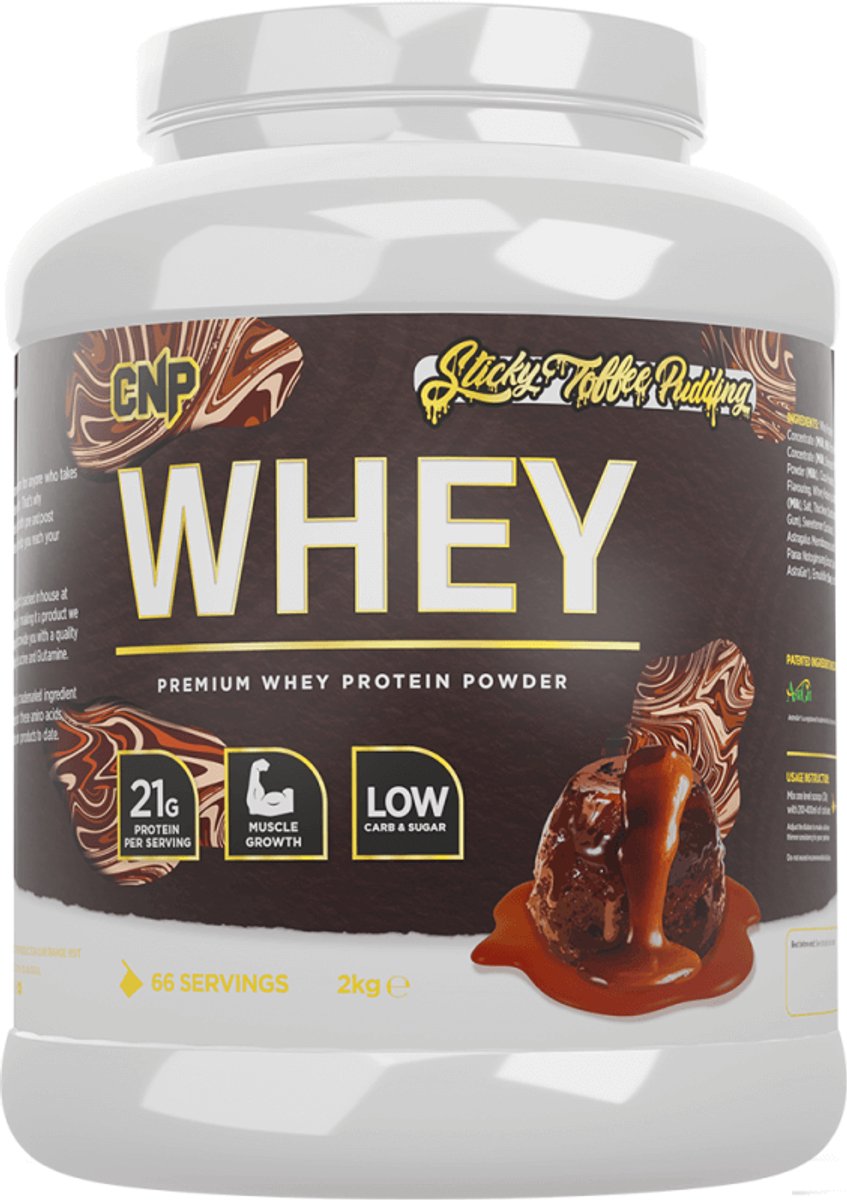 CNP Whey (2000g) Sticky Toffee Pudding - Eiwitten - Eiwit Mix