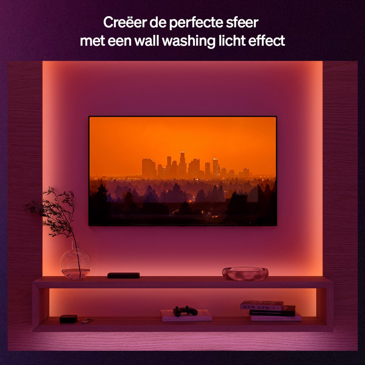 Philips Hue Flux LED strip 4 m, Chromasync™ - technologie. Gekleurd en helder, natuurlijk wit licht -1600 lumen — afbeelding 6