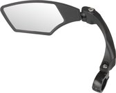 Travelhawk Fietsspiegel Links - Geschikt voor Fiets en E-Bike - Veiligheidsspiegel - Achteruitkijkspiegel - Zwart