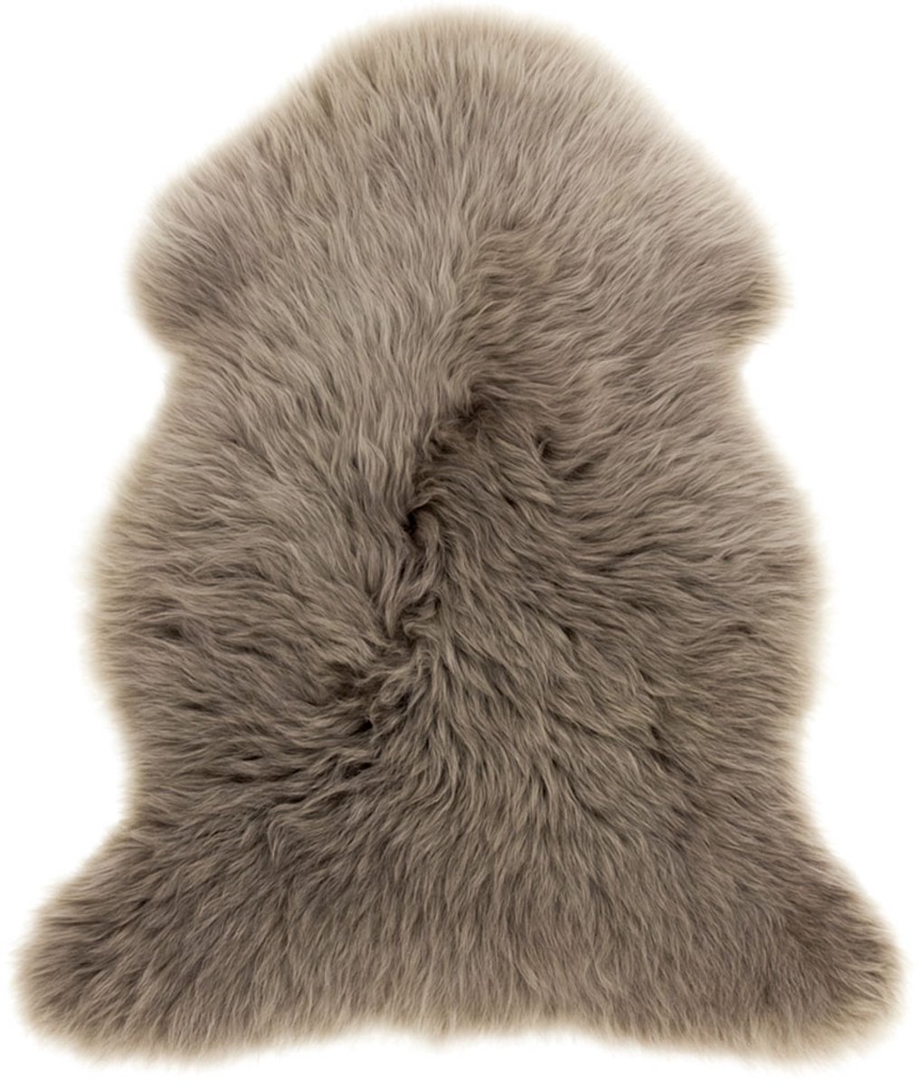 Texelse XL schapenvacht taupe – echt & natuurlijk – stoel, bank of vloerkleed Skéépe vachten
