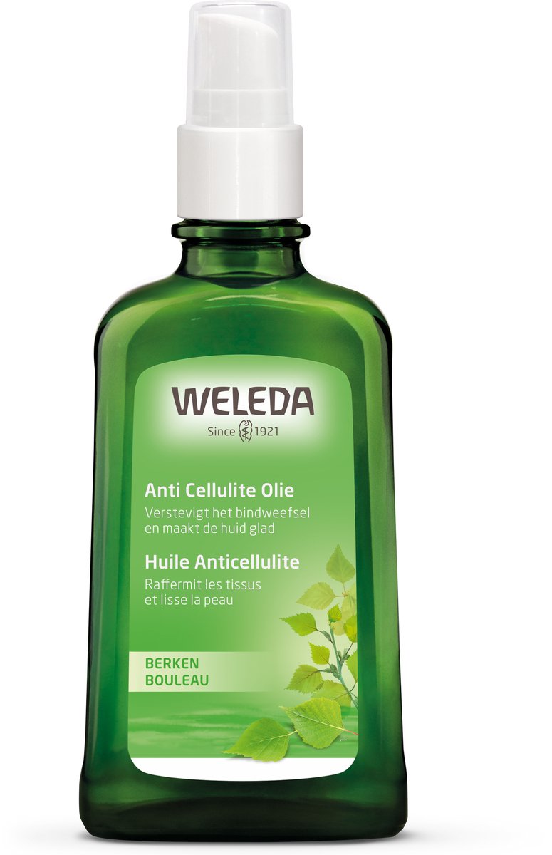 Bol.com WELEDA Berken Anti Cellulite Olie - Geur Van Cipres En Grapefruit - Helpt Cellulite Verminderen & Verstevigt De Huid - M... aanbieding