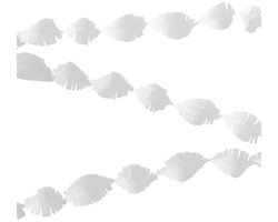 Crepe slinger wit 24 m brandveilig - .